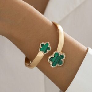 Clover Bangle (Green)