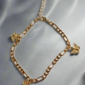 Gold Butterfly Anklet