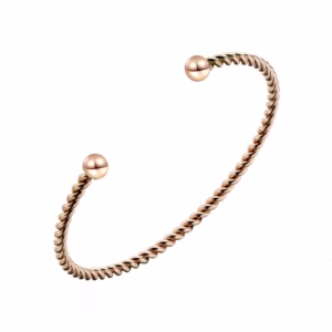 Gold Twist Bangle